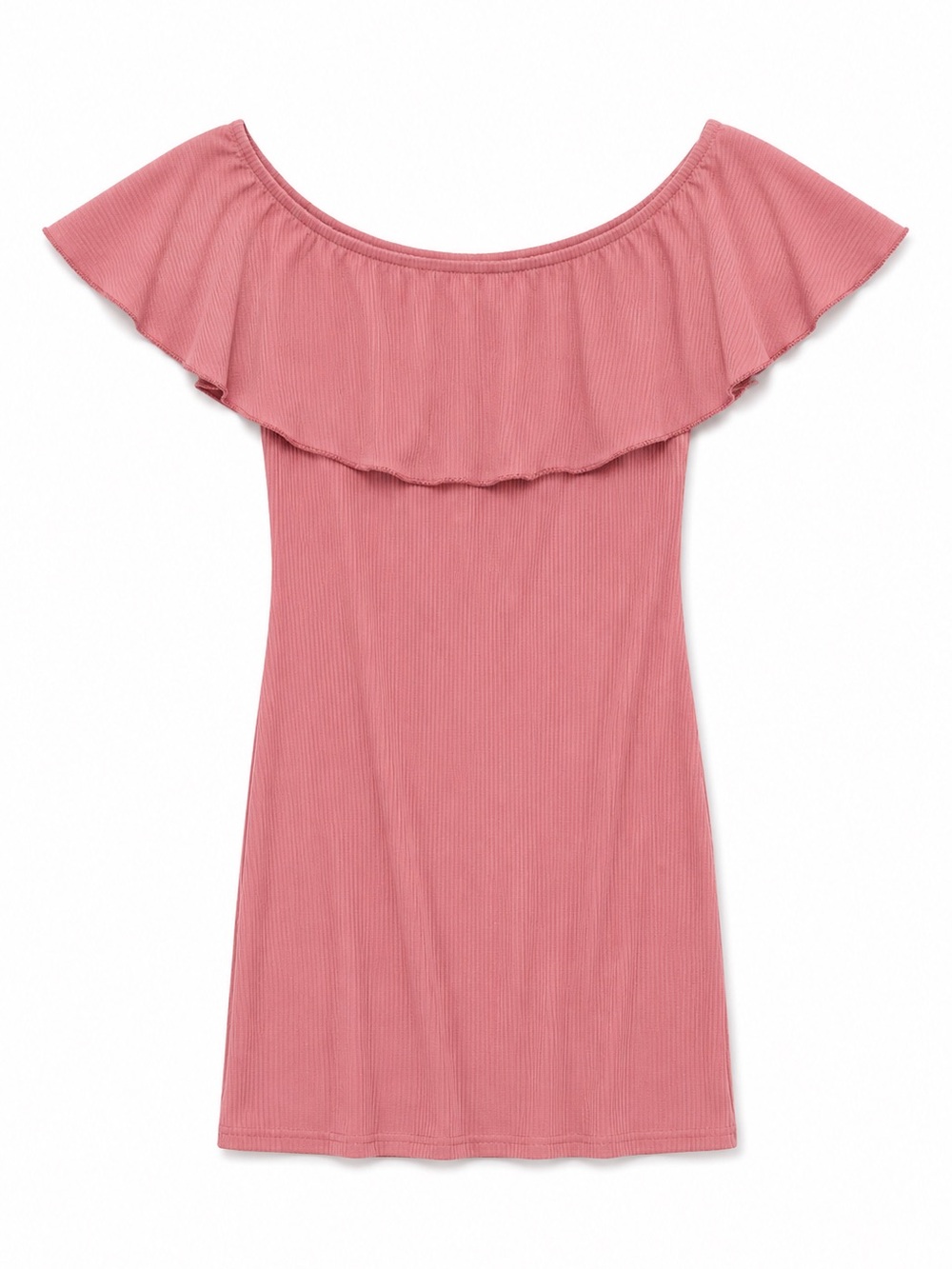 NWT REFORMATION Elegant Pink Off-Shoulder Women's Mini Dress